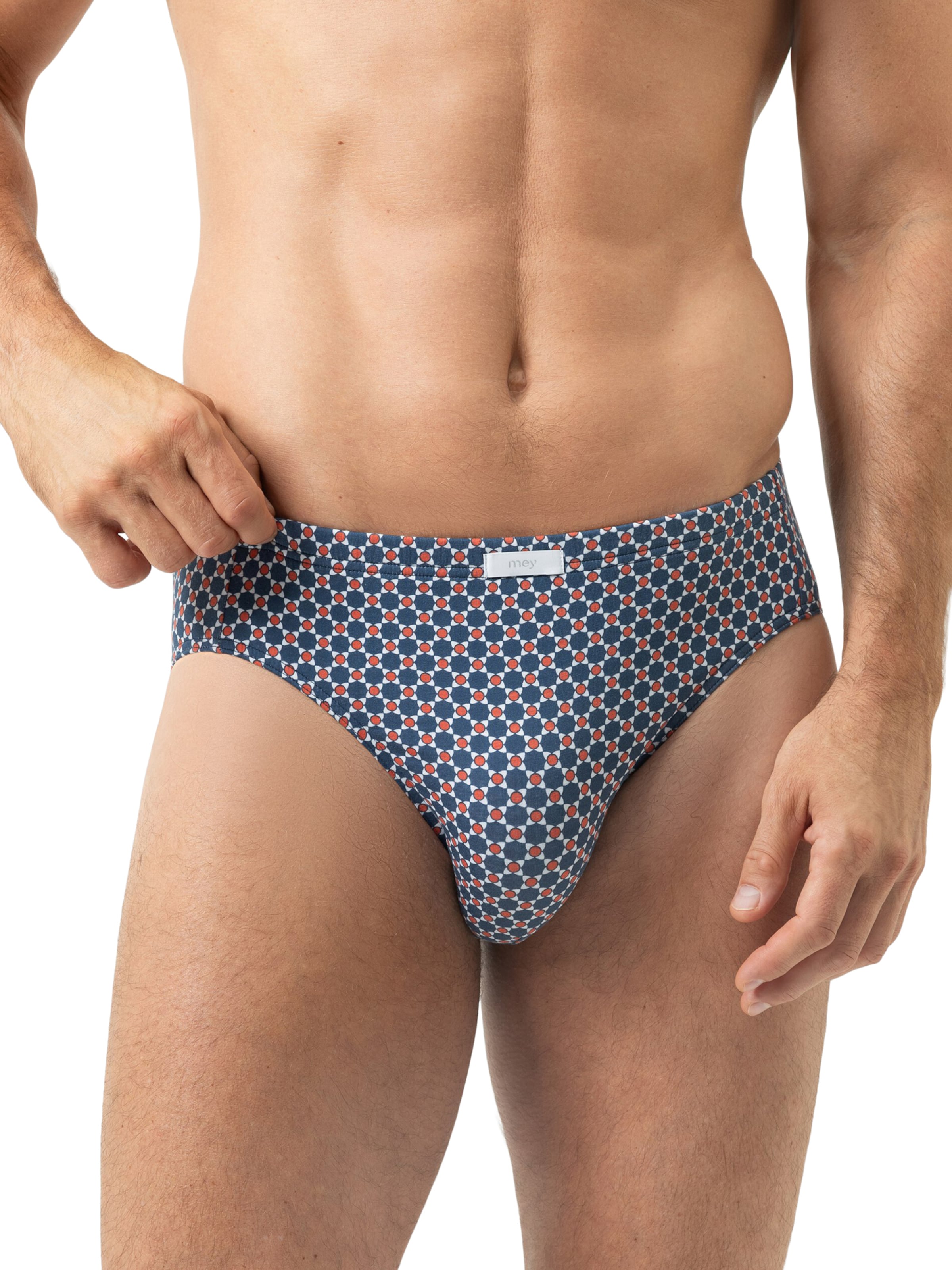 Slip 'Tie Geo' Mey en violet : devant