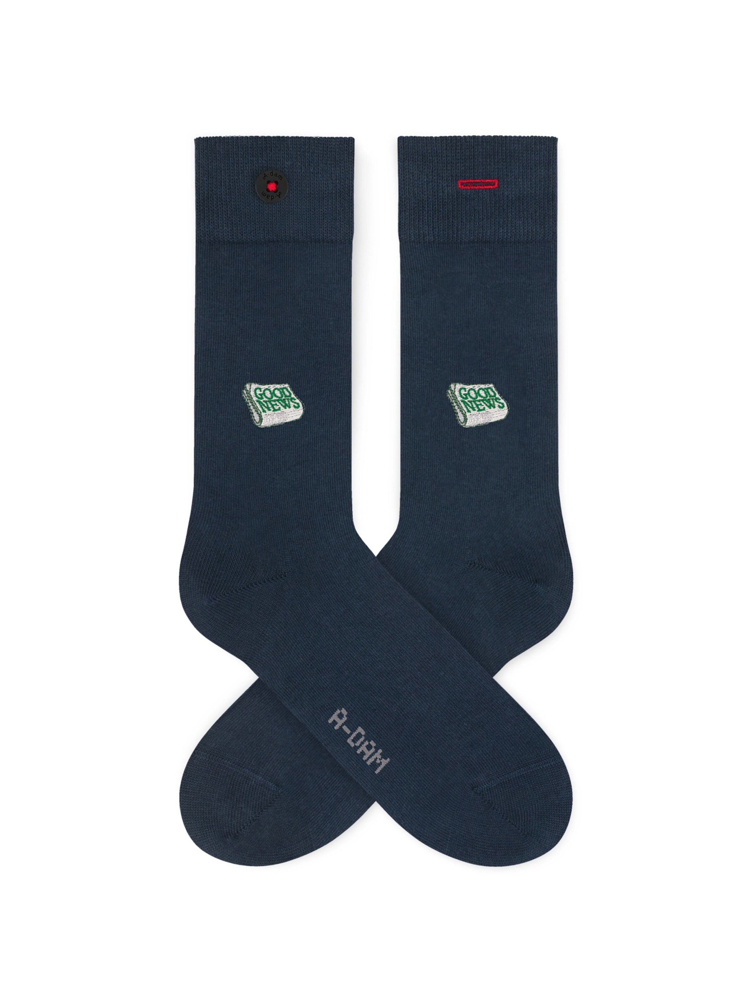A-dam Socks 'Good News' in Blue
