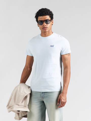 Superdry & Co Tričko 'Essential' - Modrá: predná strana