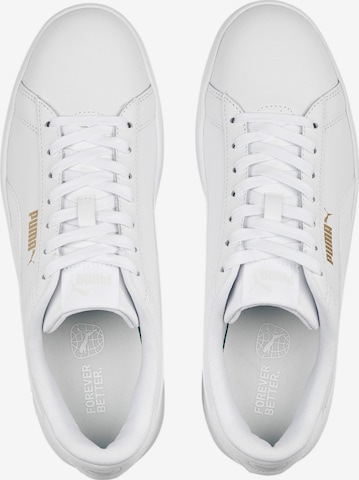 Baskets basses 'Smash 3.0' PUMA en blanc