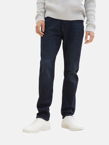 Coupe slim Jean TOM TAILOR DENIM en bleu : devant