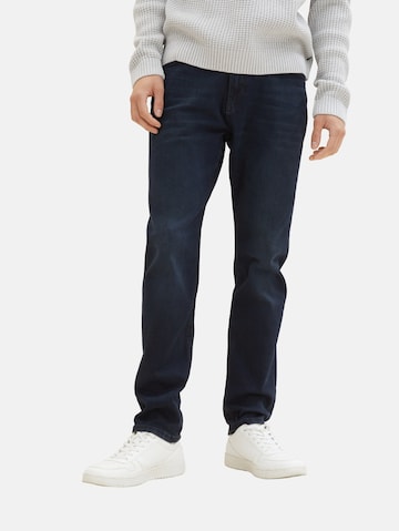 Coupe slim Jean TOM TAILOR DENIM en bleu : devant