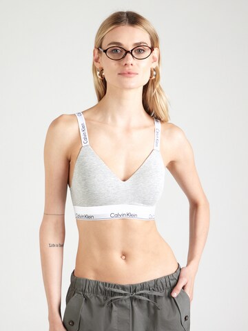 Calvin Klein Underwear - Triangular Soutien em cinzento: frente