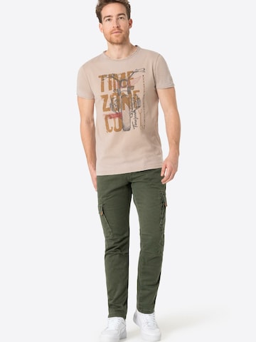 TIMEZONE Slim fit Cargo Pants 'Ben' in Green