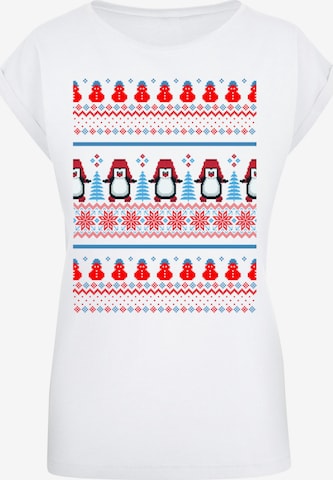 F4NT4STIC Shirt in Wit: voorkant