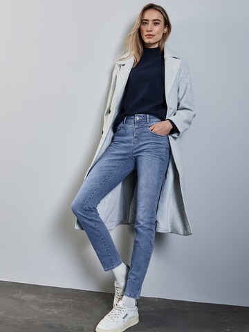 Coupe slim Jean 'York' STREET ONE en bleu