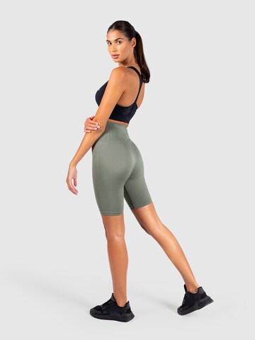 Skinny Pantalon de sport 'Bloom' Smilodox en vert