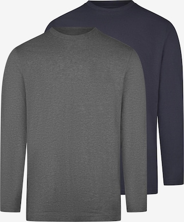 Ragman Shirt 'Basic' in Mischfarben: Vorderseite