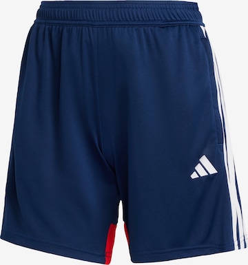 ADIDAS PERFORMANCE Regular Sports trousers 'Tiro 25 Essentials' in Blue: front