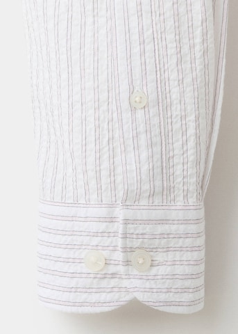 MANGO MAN Slim Fit Hemd 'Kissos' in Pink