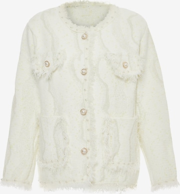 Cardigan ZITHA en blanc : devant