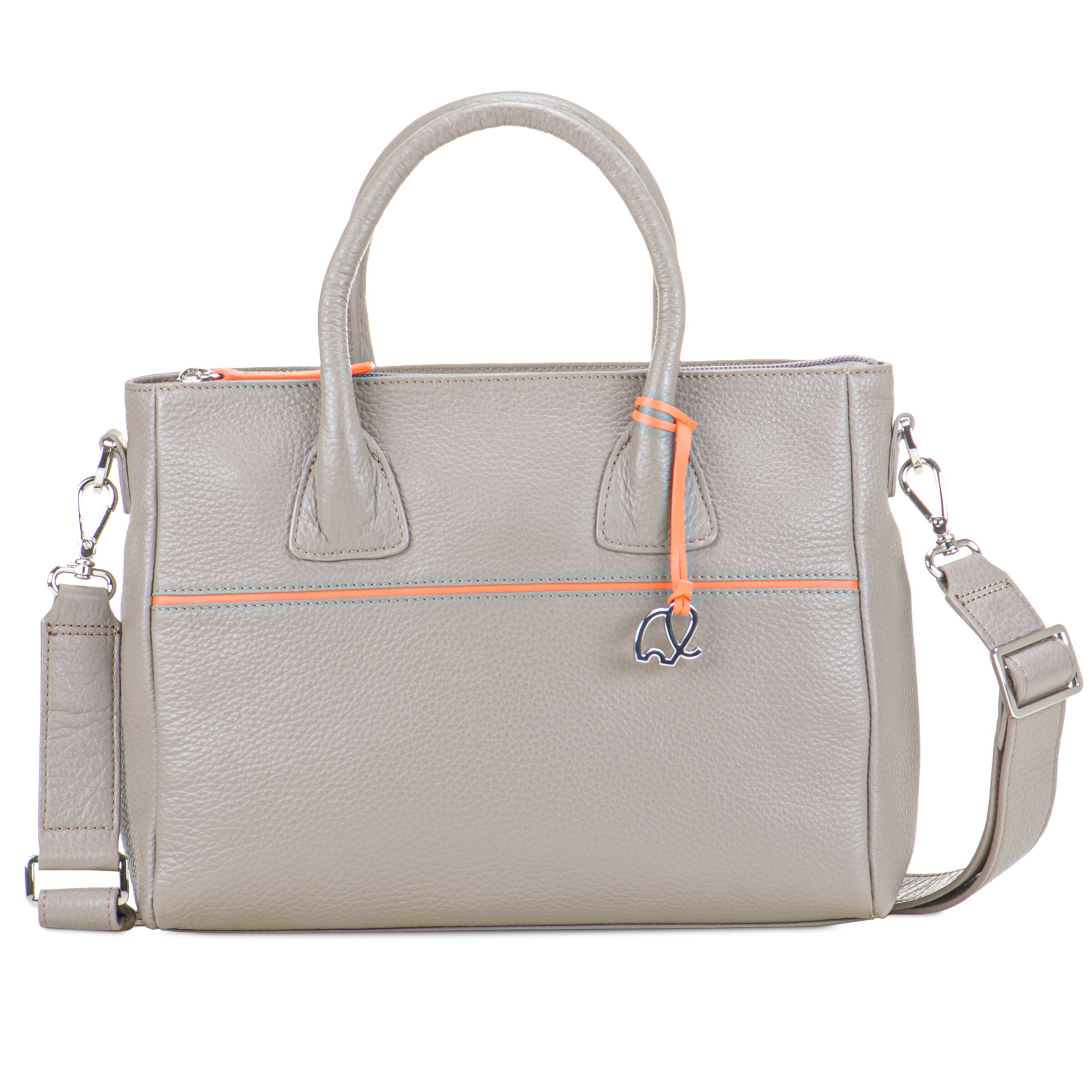 Borsa a mano di mywalit in grigio: frontale