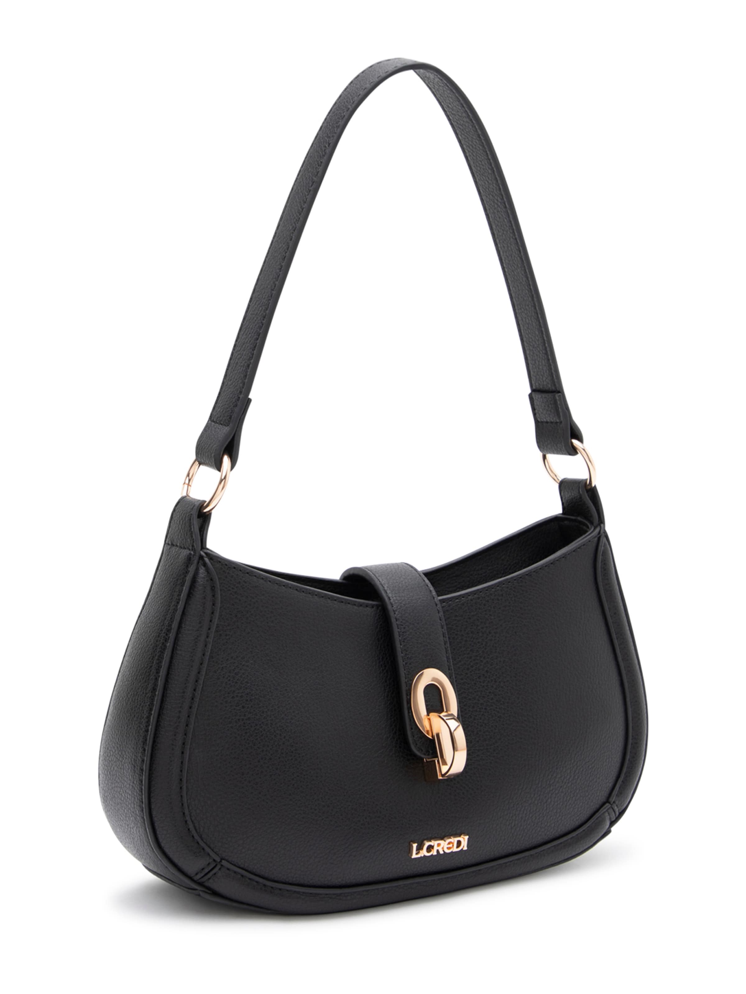 L.CREDI Shoulder bag 'Petronella' in Black