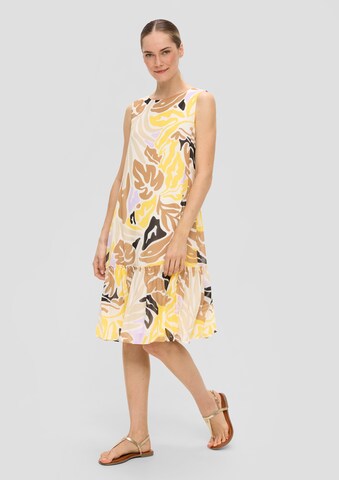s.Oliver BLACK LABEL Dress in Yellow