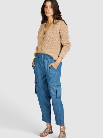 MARC AUREL Gebreid vest in Beige