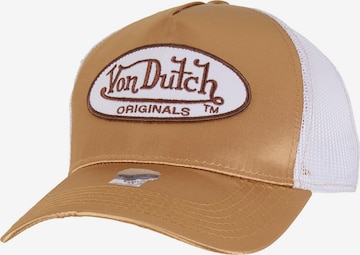 Von Dutch Originals Cap 'Cary' in Braun: Vorderseite