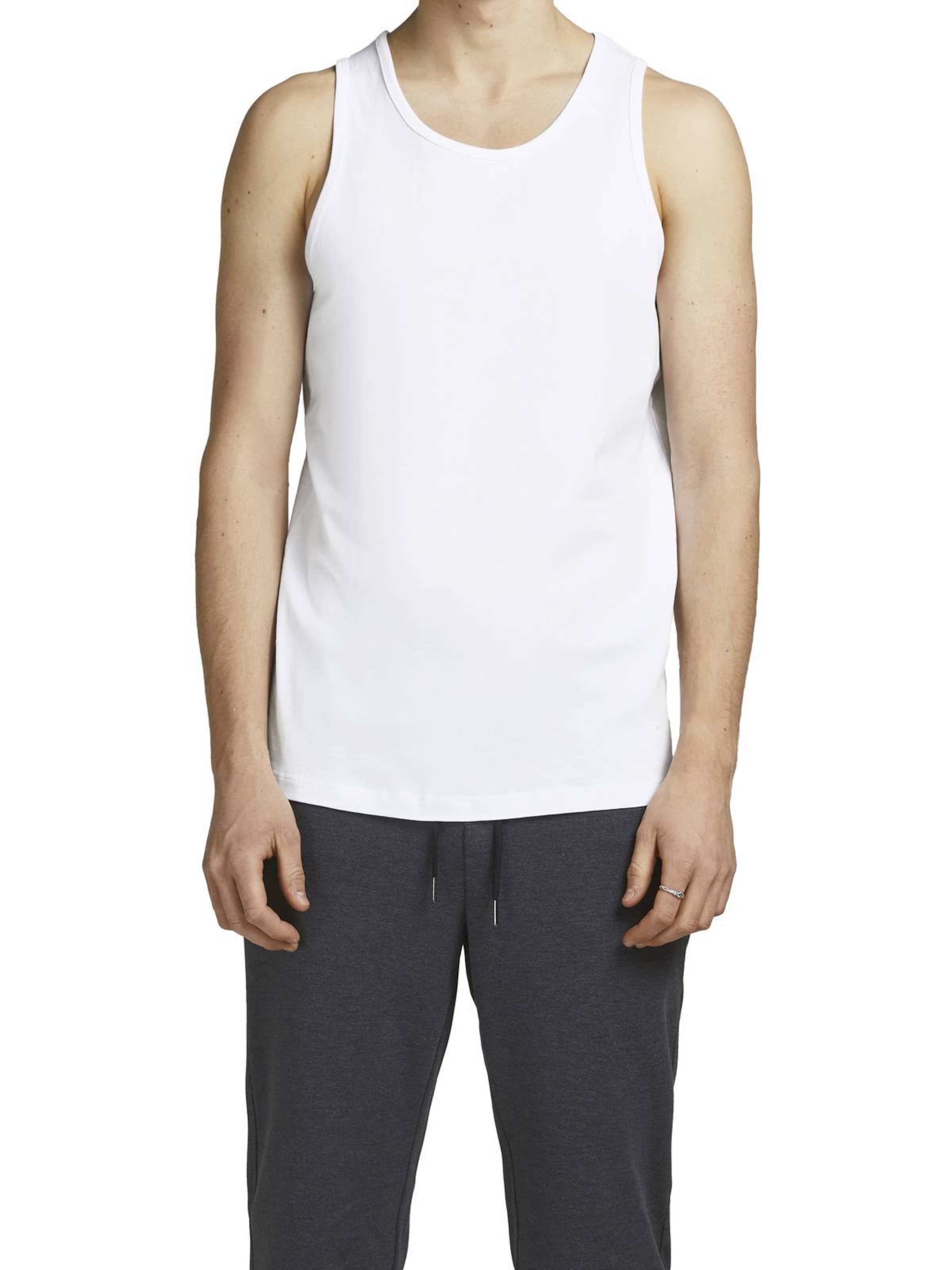 JACK & JONES Undershirt in White: front