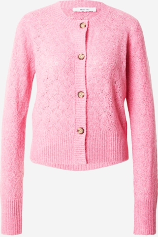 ABOUT YOU Gebreid vest 'Maureen' in Roze: voorkant