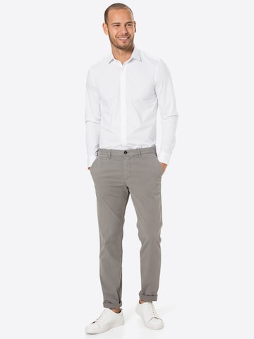 OLYMP Slim Fit Forretningsskjorte i hvid
