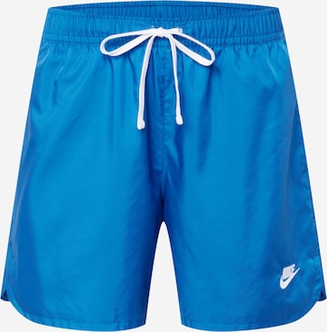 Nike Sportswear - Calças em azul: frente