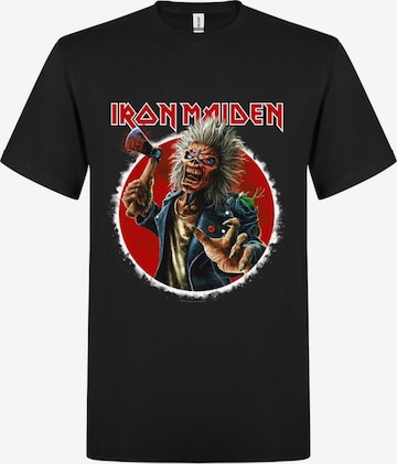 T-Shirt 'Axe Eddie Exploding' Iron Maiden en noir : devant
