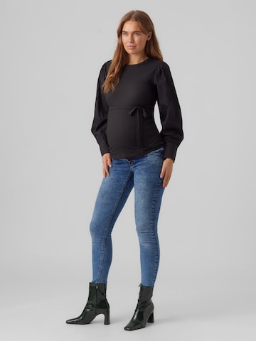 MAMALICIOUS Shirt 'DENVER' in Schwarz