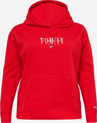 Tommy Jeans Curve Sweater majica u crvena / bijela, Pregled proizvoda