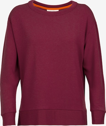 ICEBREAKERSportska sweater majica 'Dalston' - ljubičasta boja: prednji dio