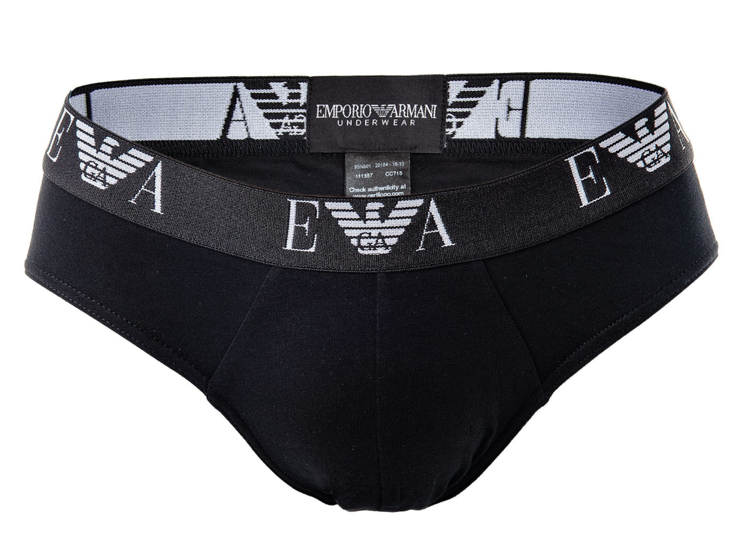 Emporio Armani Slipy w kolorze czarny