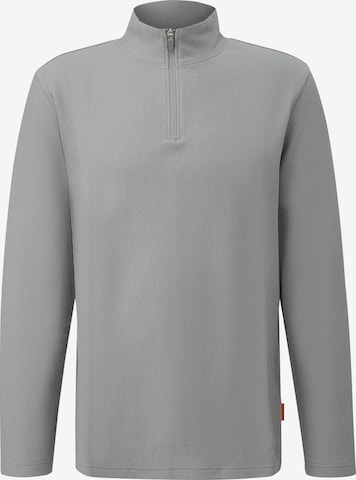 T-Shirt QS en gris : devant