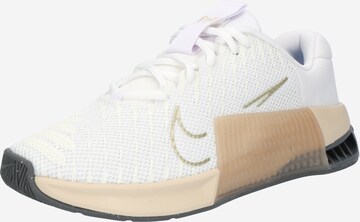 NIKE Sports shoe 'Metcon 9' in White: front