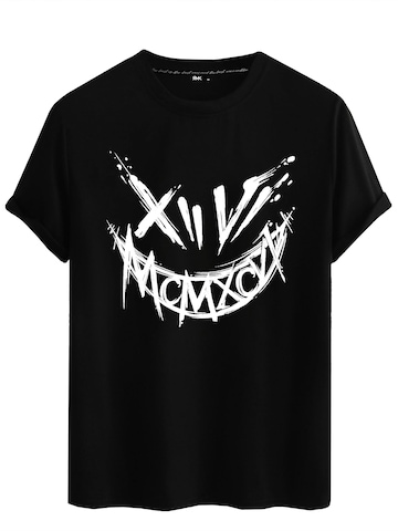 RMK Shirt 'Joker Smile' in Black: front