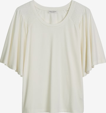 T-shirt Marc O'Polo en blanc : devant