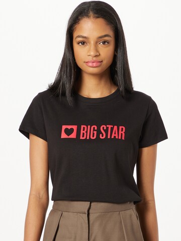 BIG STAR Koszulka 'ELEANOR' w kolorze czarny: przód