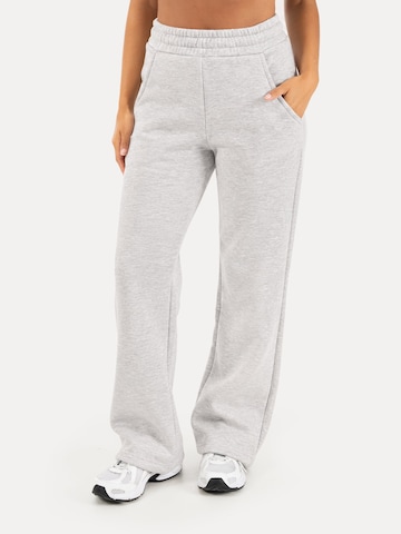 Loosefit Pantalon 'Finy' Smilodox en gris : devant