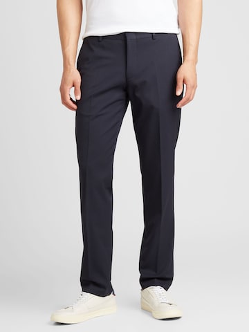 Regular Pantalon à plis Michael Kors en bleu : devant