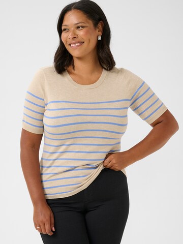 KAFFE CURVE Sweater 'KC Lizzy' in Grey: front
