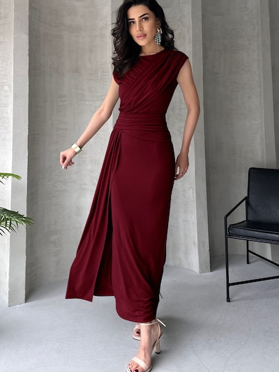 Trendyol Evening Dress in Burgundy, Item view