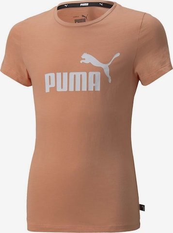 oranžs PUMA T-Krekls 'Essentials': no priekšpuses