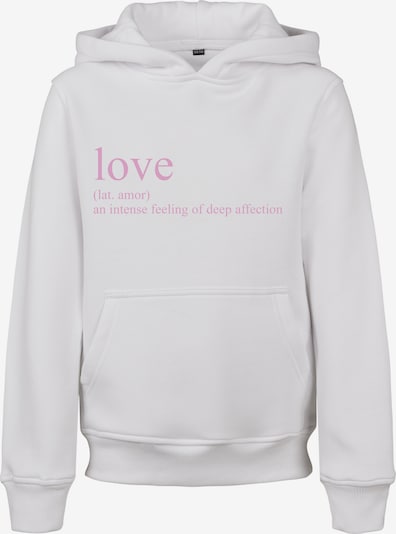 Mister Tee Sweater majica 'Love Definition' veličine 110-116 u roza / bijela, Pregled proizvoda
