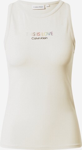 Calvin Klein Top 'PRIDE' in Beige: predná strana