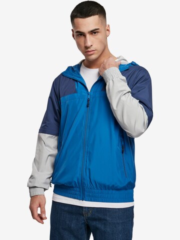 Veste mi-saison Urban Classics en bleu : devant