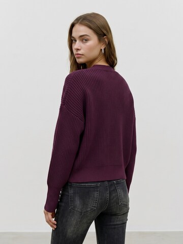 Cardigan 'VMLEALIGHT' VERO MODA en rouge