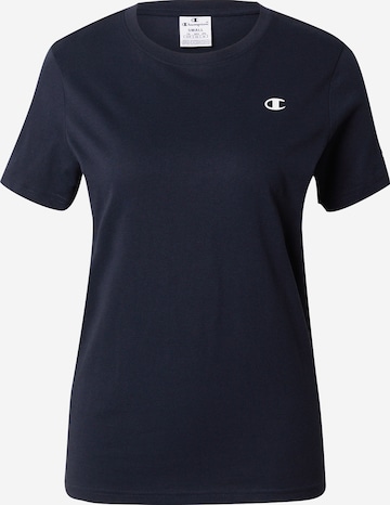 Champion Authentic Athletic Apparel - Camisa em azul: frente