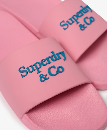 Superdry & Co Beach & Pool Shoes in Pink