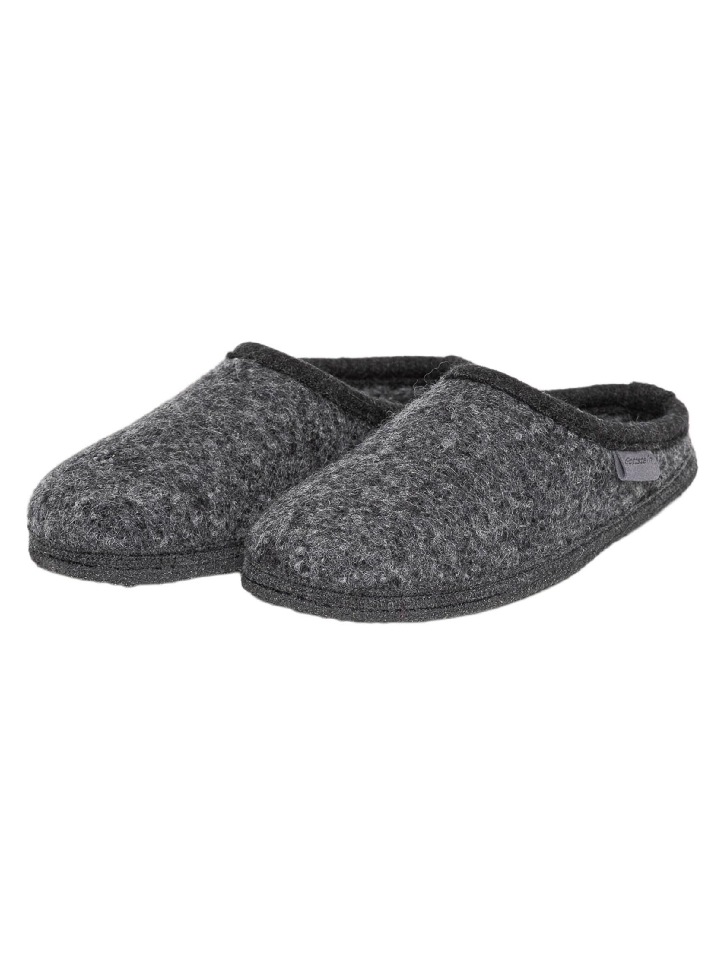 Gottstein Slippers 'Wool Venture' in Grey