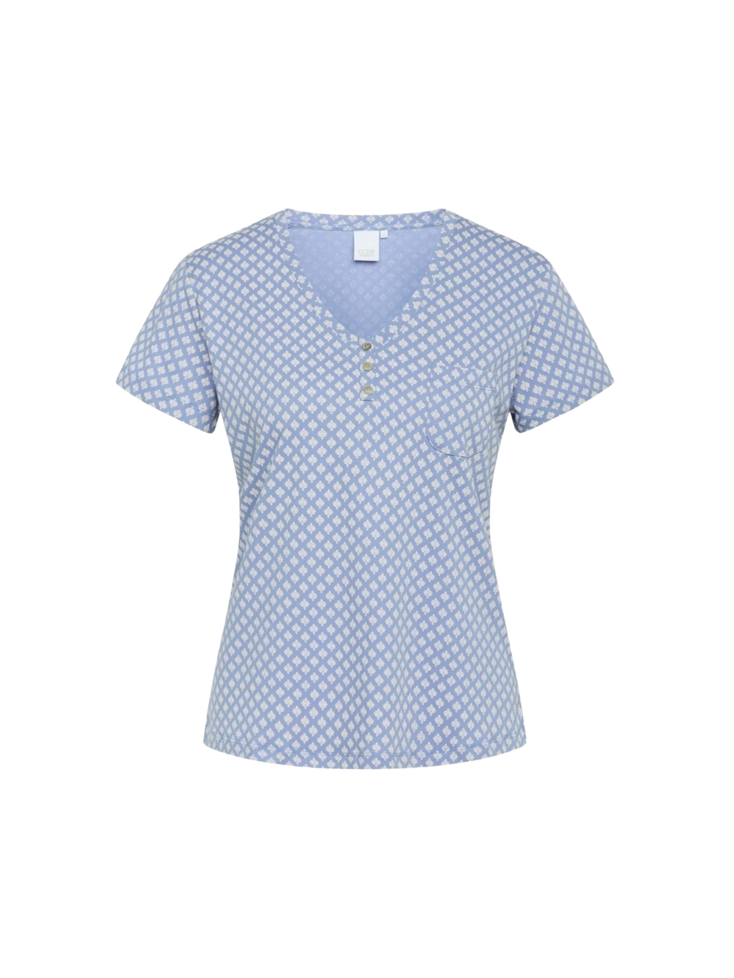 CCDK Copenhagen Top ' Jordan ' in Blauw: voorkant