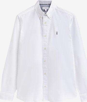 Next Button Up Shirt in White: front