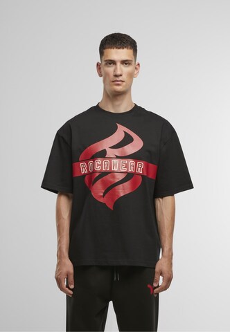 ROCAWEAR T-Shirt 'Pro' in Schwarz: Vorderseite