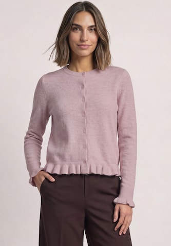 STREET ONE Strickjacke in Pink: Vorderseite